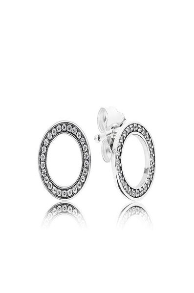 

temperament retro earrings luxury designer for 925 sterling silver cz diamond lady birthday gift earrings with box7545441, Golden;silver