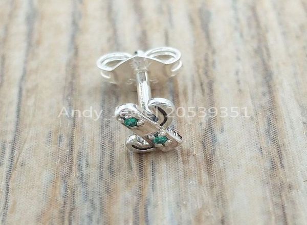 

andy jewel 925 sterling silver beads my lovely cactus single stud earring charms fits european style jewelry bracelets & necklace 2988178136, Black