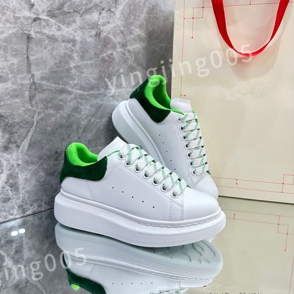 

new designer woman shoes leather lace up men fashion platform oversized sneakers white black mens womens alexanders xsd221101