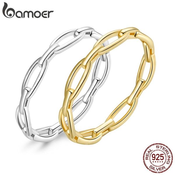 

925 sterling silver bohemian style geometric chain ring for women simple design ring statement jewelry party gift fine jewelryrings