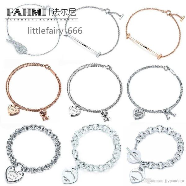 

memnon bracelets 100% 925 sterling silver original authentic classic key heart gift exquisite wedding women bracelet jewelry, Golden;silver