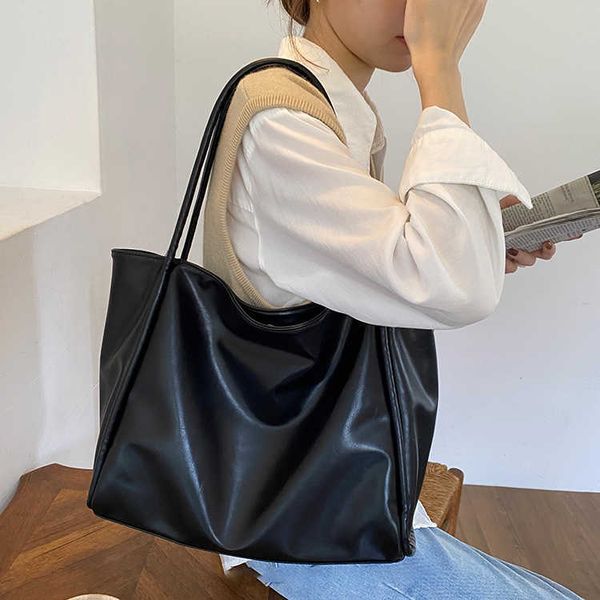 

summer bag women new portable texture large capacity tote bag niche design one shoulder armpit bag commuting