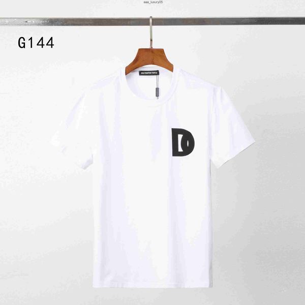 

men's t-shirts 2023ss new mens designer t shirt italian fashion tshirts summer t-shirt male 100% cotton 619245 dsquare d2 dsqs dsq2s i, White;black
