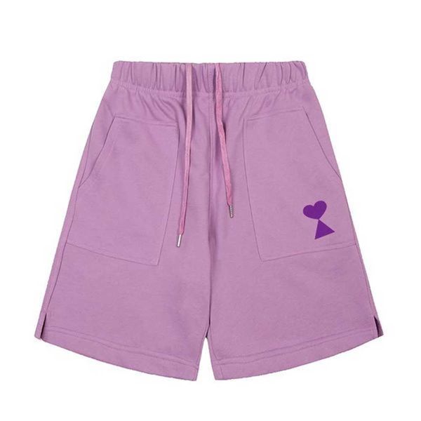 

brand quality shorts mens women designer of luxury amis shorts fashion men s casual terry cloth cotton man clothing size s-xl cx46, White;black
