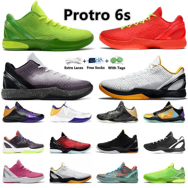 

2023 6 proto 5 mens basketball shoes sneaker mambacita black del sol reverse grinch del sol all star 6s big stage alternate bruce lee men tr