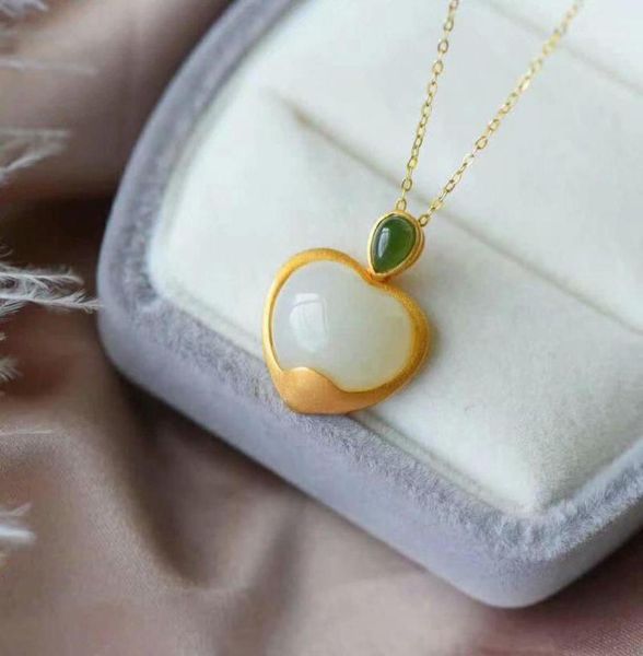 

lockets lanzyo 925 sterling silver natuarl white jasper fine jewelry send necklace pendant women bridaljcz172201aghb11262685