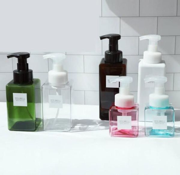 

use 250ml pet containers bath tools boston round with foaming pump cosmetic bottles healthy pet soap dispenser shampoo shower gel 6789136