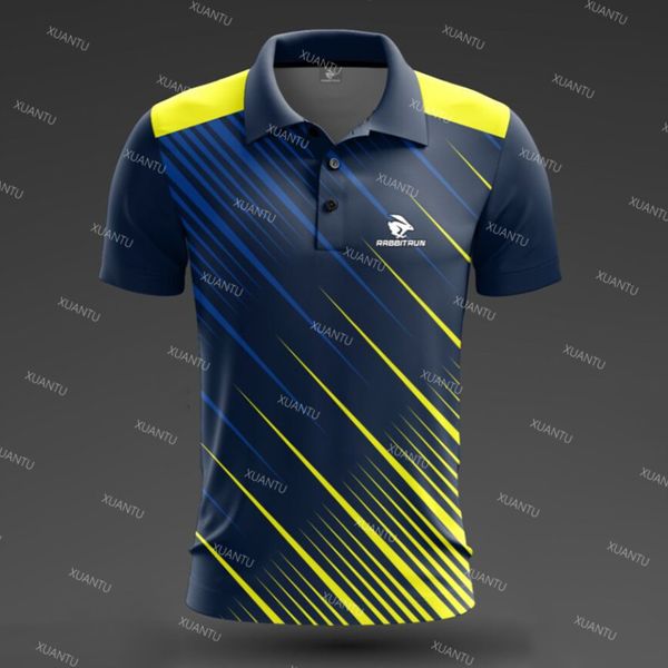 

men's polos summer men's t shirts gradually changing color 3d printed polo shirt european women american oversized polo shirts 230, White;black