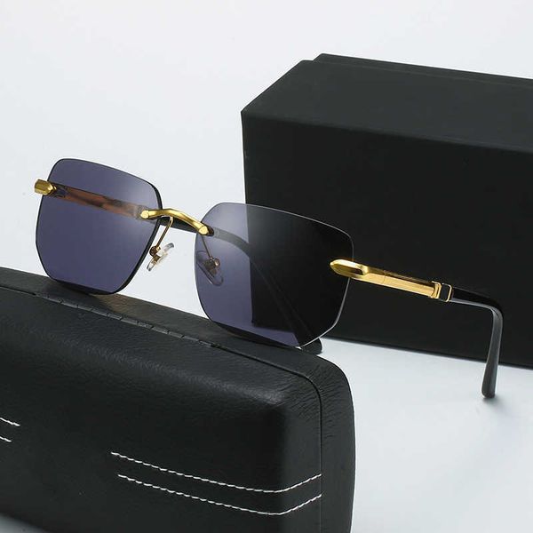 

designer mercedes-benz sunglasses fashion luxury brand for men and women z27 frameless cut edge sunglasses can be matched with myopia optica, White;black