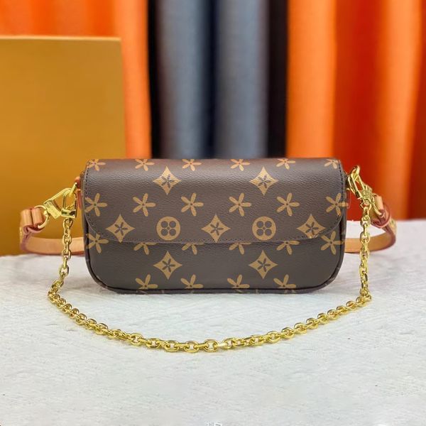 

m81911 m82210 wallet on chain ivy baguette bag womens shoulder hobo underarm bags luxurys pochette crossbody clutch bags mens purse designer