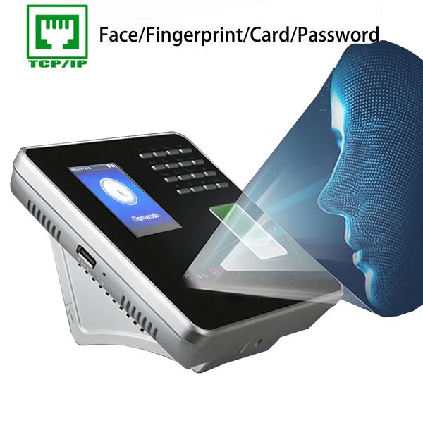

recognition system tcp ip face time attendance smart office clock employee recorder 230712