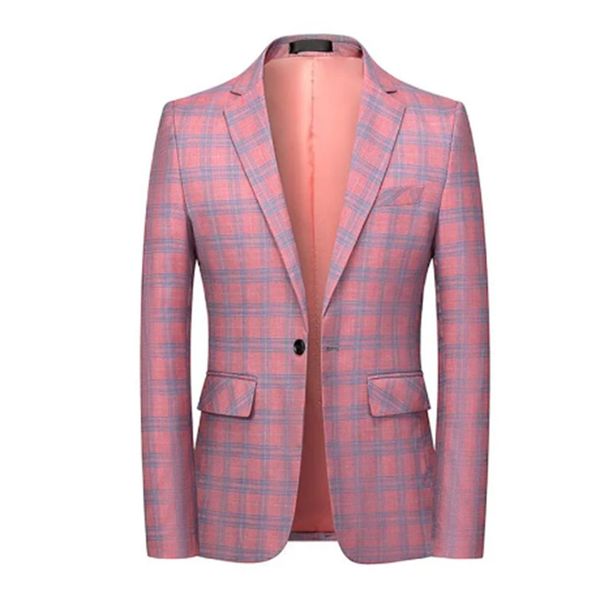 

2023 men's spring plaid business suit/male slim fit groom to get married dress blazers/man casual jacket 5xl 6xl, White;black