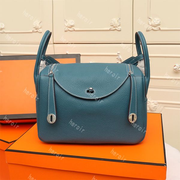 

5a superb new women's real leather bag lychee cowhide doctor handbag shoulder purse craft all lindies handmade handbags classic style