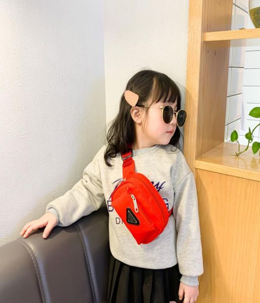 

kids belt backpacks fashion boys girls bust waist bag children one shoulder mini messenger bags a56329803484