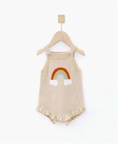 

autumn spring rompers infant girls wear cute cat knitted jumpsuit wool baby clothing romper infant boys coat 882 v25113704, Blue