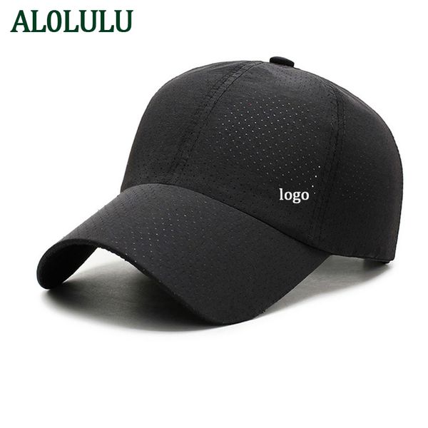 

al0lulu yoga hats men's and women's baseball caps fashion quick-drying fabric sun hat caps beach outdoor sports solid color shade, Black;white