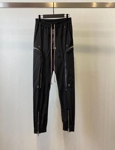 

20ss owen seak men casual cargo harem pants gothic men clothing high street sweatpants summer women length loose black pants 201118351051