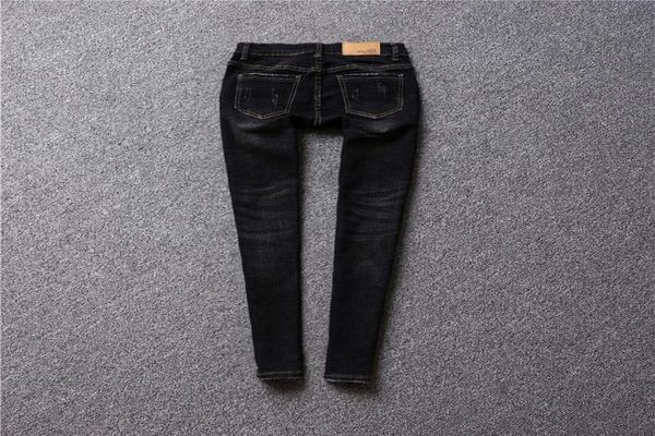 

women039s 3d flowers embroidery jeans 2018 casual slim skinny pencil denim stretch jeans black5560357, Blue