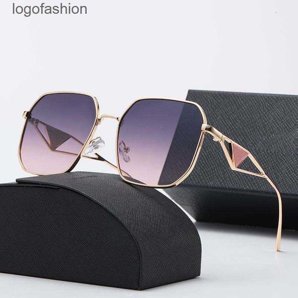 

2023 new classic polarized sunglasses female designer luxury brand alloy metal polarized hd tempered glass lens retro glasses, White;black