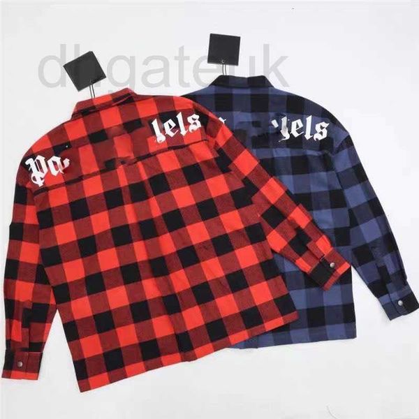 

men's t-shirts designer mens casual shirt jacket men women hip-hop loose fleece shirts plaid cardigan coat m-3xl x7f0, White;black