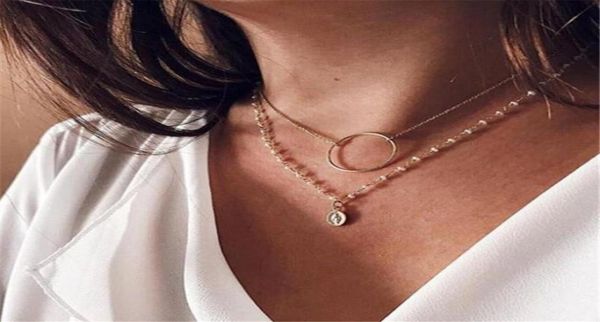 

retro multi layer virgin mary head portrait necklace european and american pearl gold pendants necklace women039s jewelry gift3710832, Silver
