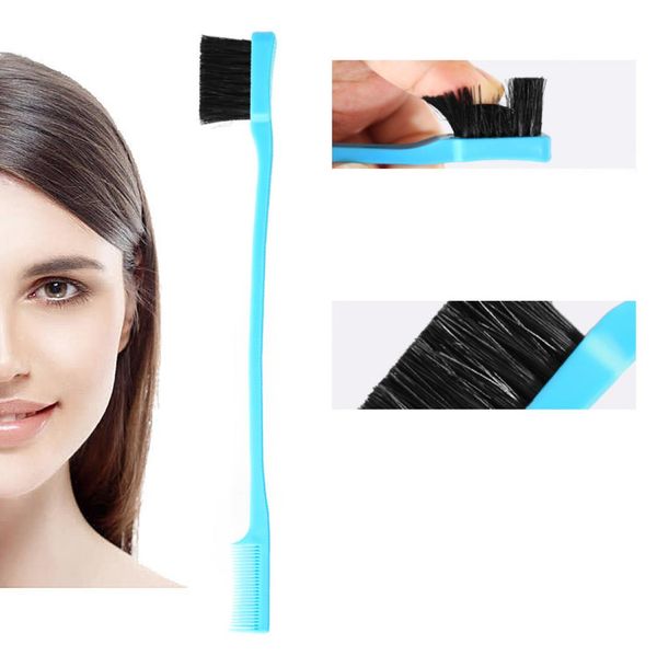 

hair brush double sided edge control hair comb hair styling beauty tools dhl 5665862, Silver