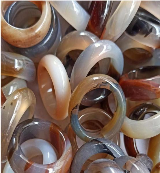 

del ivery for diameter 1719mm natural colourful agate ring a1188584693115, Silver