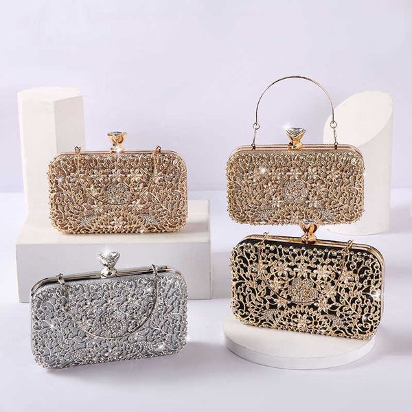 

new style dinner bag lady's handbag inlaid with diamond banquet handbag dress evening bag handbag