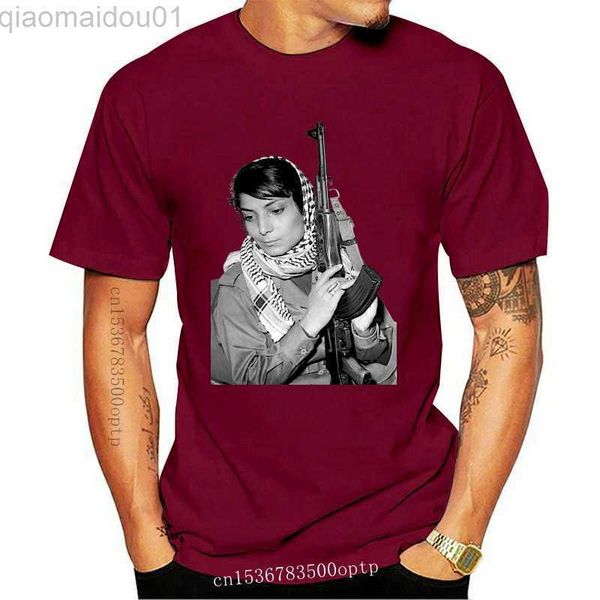 

men's t-shirts new leila khaled palestine resistance gaza men's t shirt mens streetwear t shirts gym king tee shirt black of white, White;black