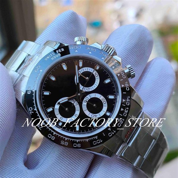 

17 model factory s super quality 4130 watch 40mm 904l steel chronograph work ceramic bezel automatic movement sapphire swimmin242k, Slivery;brown