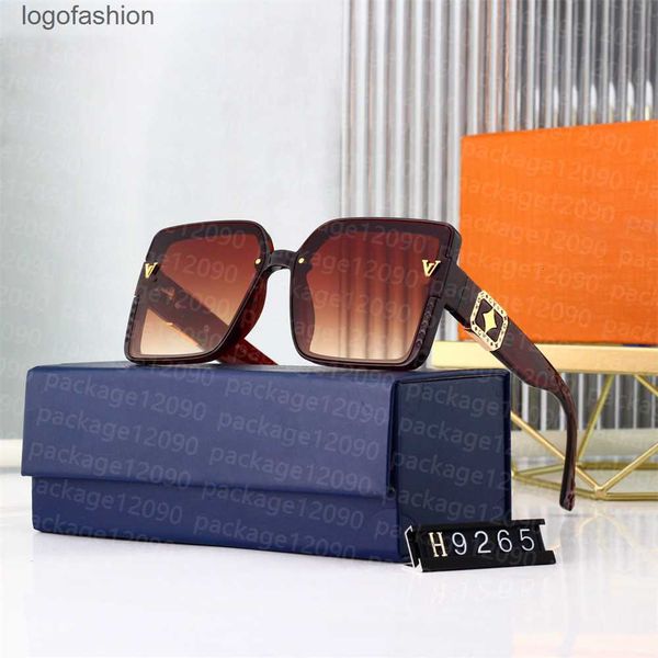 

igital p frame fashion designer sunglasses for men and women 9265 classic vintage glasses polarized side monogram printed sunglasses glasses, White;black