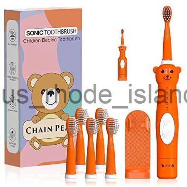 

other baby feeding musical kids sonic electric toothbrush rechargeable smart cartoon toothbrush for kids 3-12 years old 3 modes 4 bristles x