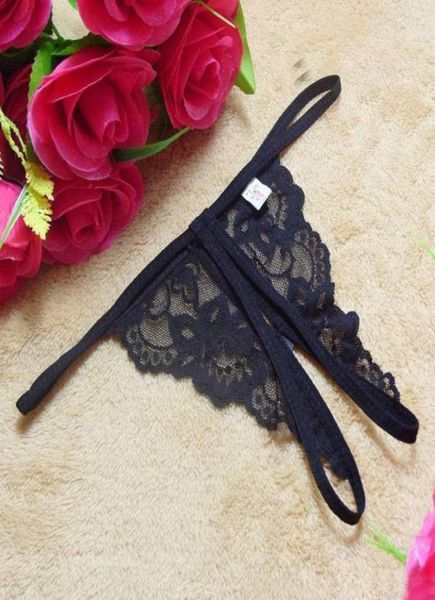 

lace thong women panties 2021 erotic open crotch crotchless brief underwear gstring thong bows female t pants4536707, Black;pink