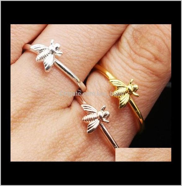 

novelty bee girlsladies option size goldsilver rose gold simple fashion jewelry accessories 9cl13 toyut7198457, Silver