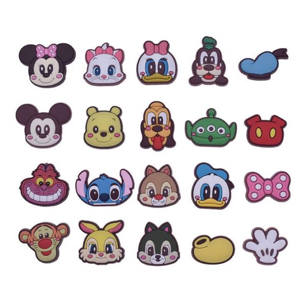 

anime charms whole cute mouse kitty cats cartoon croc charms shoe accessories pvc decoration buckle soft rubber clog charms fa3264390, Blue