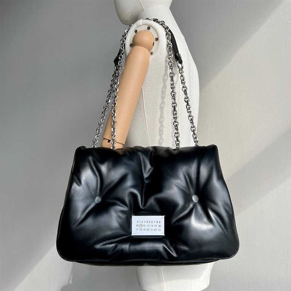 

margiela margiela style niche margila sheepskin cloud bag underarm bag hand messenger mm6 chain shoulder bag