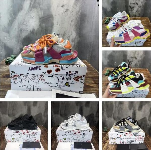 

designer du jiana nylon casual shoes space shoes 5862 sneakers men's and women's sports shoes popular couple multicolor matching r, Black