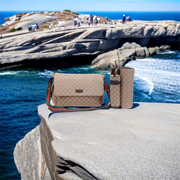 

mommy going out bag new high-end classic large capacity four seasons mother and child bag going out essential mommy bag three sets c5