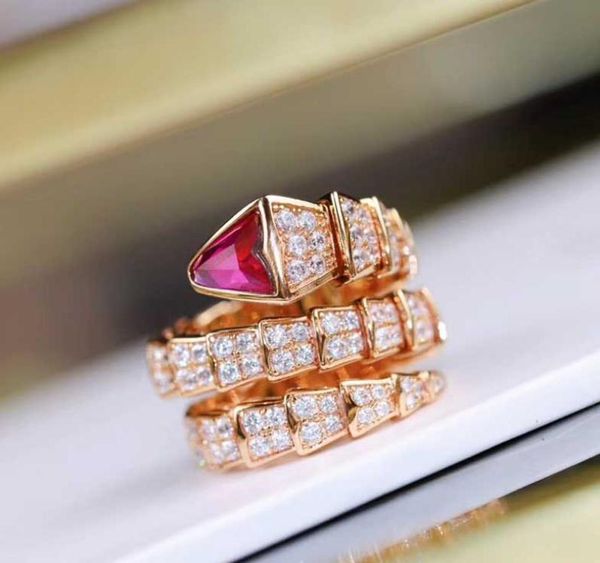 

luxurious quality s925 silver ring with diamond in 18 rose gold plated fuchsia color diamond women charm jewelry gift ps64507042473