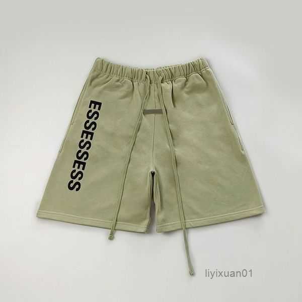 

essentail sports short mens1977 shorts letter printed short pants casual fashion summer men essen short pants for male streetwear loose esse, White;black