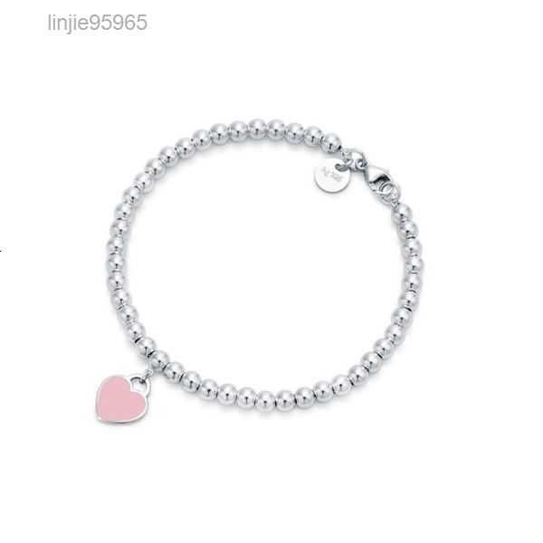 

beaded charm bracelets for women 925 sterling silver red pink blue green charms designer jewelry lady gift with original bag 22222, Golden;silver
