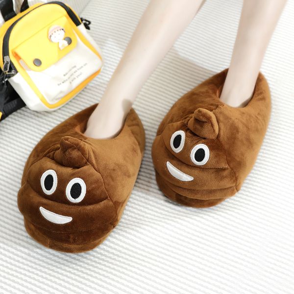

slippers fashion women winter cotton slippers funny home slides indoor warm shoes cartoon couple slippers animal house slippers 230713, Black