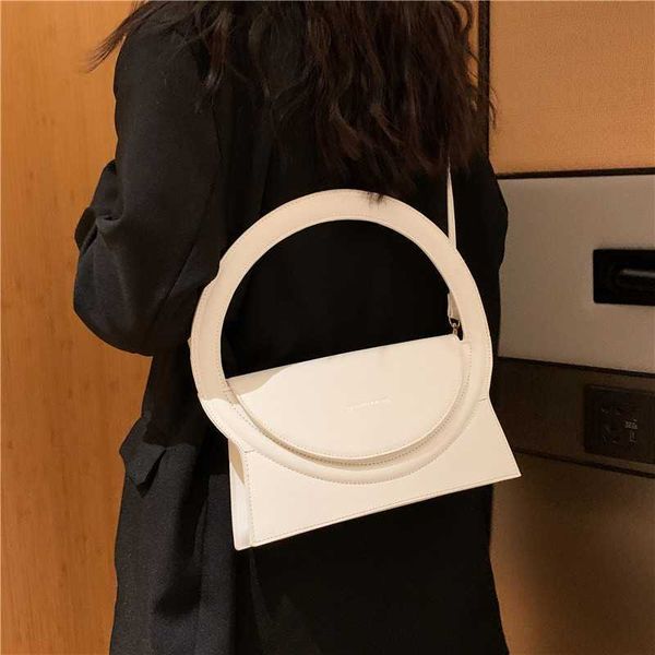 

shoulder bags brand handbags for women 2023 new fashion round handle luxury design leather lady crossbody shuolder 230426