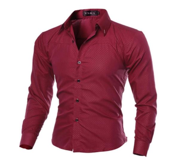 

famous brand mens shirt long sleeve casual slim fit mens dress shirts check plaid camisa social masculina plus size 5xl7462704, White;black