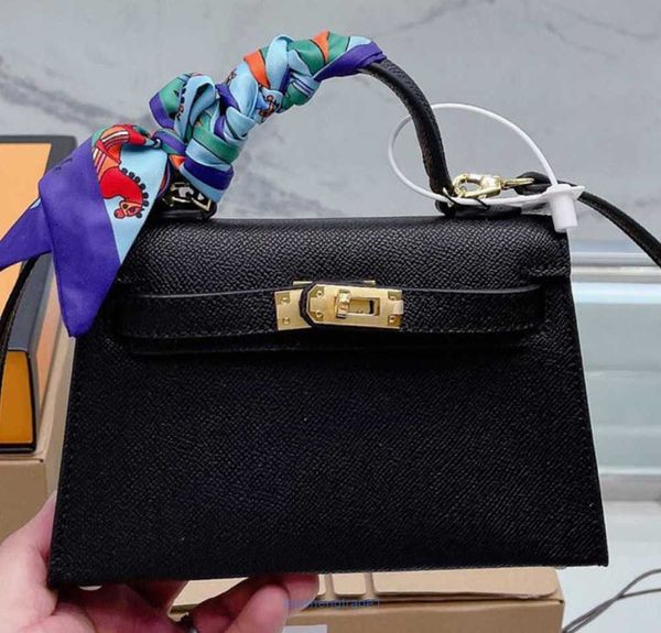 

evening bags 9a quality designer mini kellies bag genuine leathers 20cm luxury ladies tote classic woman fashion shoulder handle clutch purs