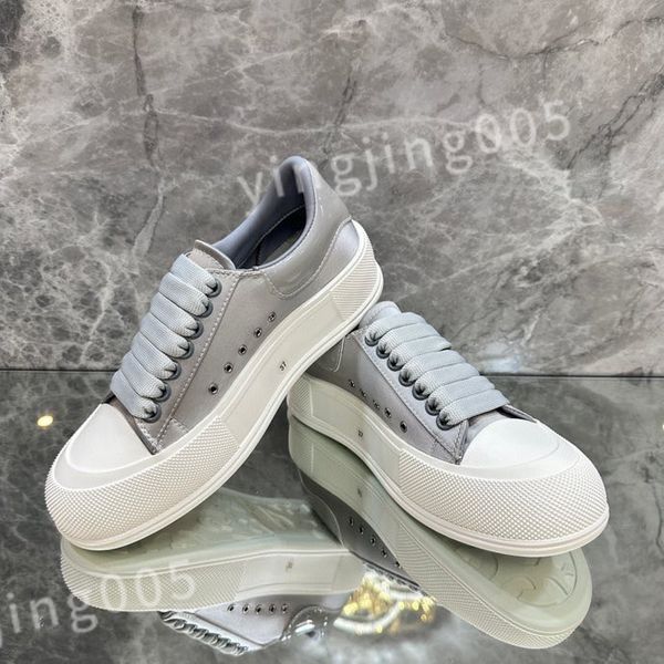 

designer stage leather casual shoes fashionable sports platform mens womens velvet white lace up alexander sneakers xsd221106, Black