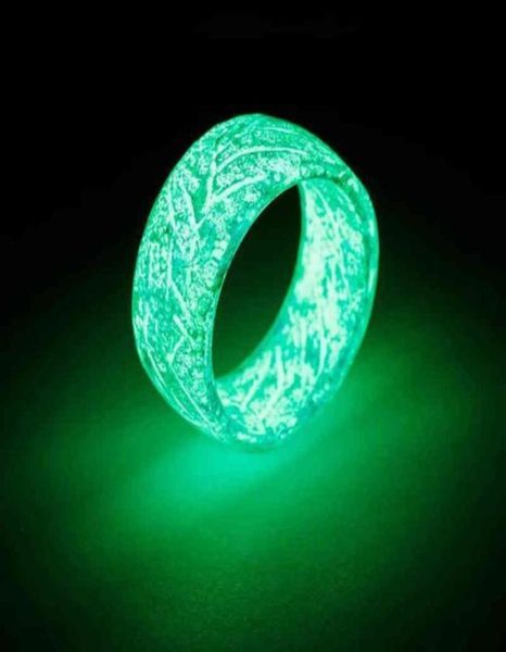

luminous glow ring glowing in the dark jewelry decoration for women men54037855856557, Silver