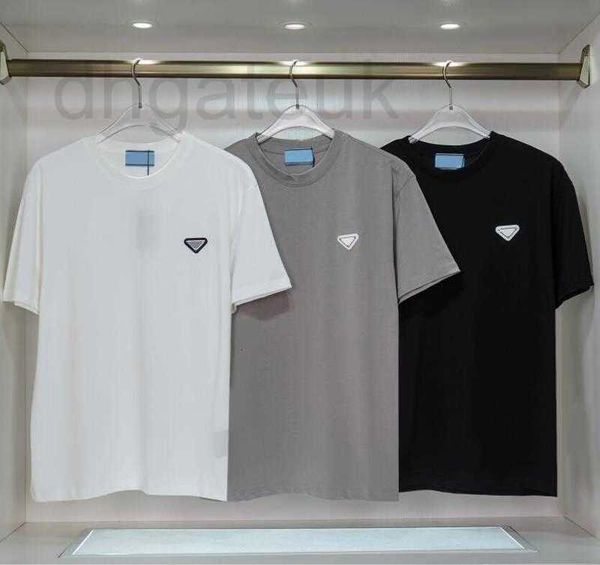 

men's t-shirts designer 2023 fashion high-end mens men t-shirt luxury round neck pure cotton male female couples with the same p home i, White;black