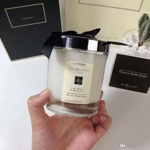 

cologne scented candle perfume christmas limited edition edc english pear red rose fragrance candles room deodorant durable flavor the same