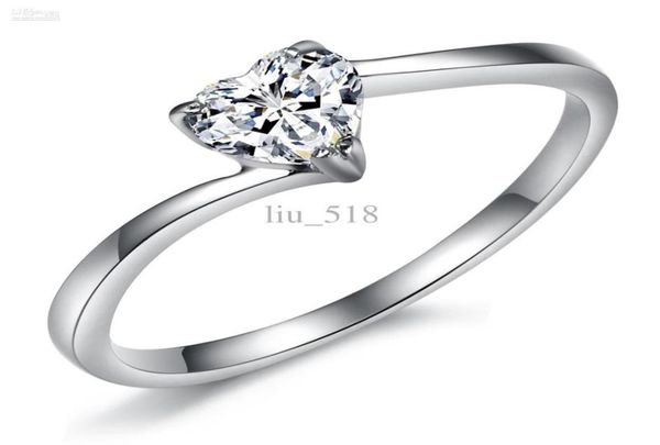 

2018 luxury jewelry 10kt white gold filled simulated diamond z wedding engagement band rings for women love gift9802392, Golden;silver